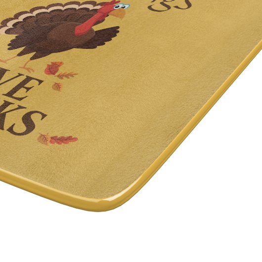 Planche À Découper En Toutes Choses Remercient La Turquie Thanksgivin (Coin)