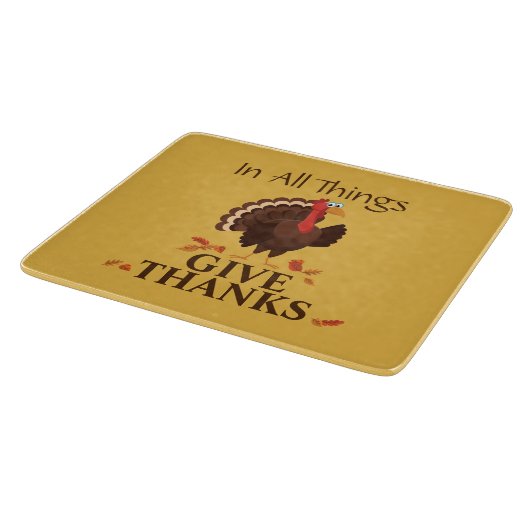 Planche À Découper En Toutes Choses Remercient La Turquie Thanksgivin (Coin)