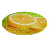 Planche à découper en tranches de citron et goutte (Coin)