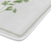 PLANCHE À DÉCOUPER EN VERRE 6x7 PERSIL FRAIS (Coin)
