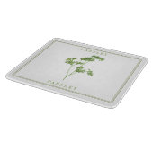 PLANCHE À DÉCOUPER EN VERRE 6x7 PERSIL FRAIS (Coin)
