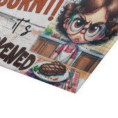 Planche à découper en verre avec citation drôle de (Coin)