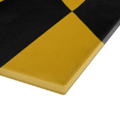 Planche à découper en verre avec Drapeau de Baltim (Coin)