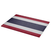 Planche à découper en verre avec Drapeau de la Tha (Coin)