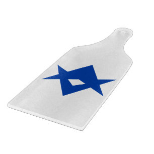 Planche à découper en verre avec drapeau de Toyota