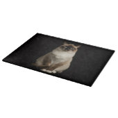 Planche à découper en verre Black 4 Luxe Chat Birm (Coin)