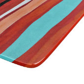 Planche à découper en verre Blue Flame 6 x 7 (Coin)