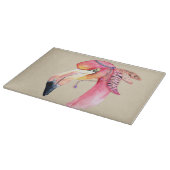 Planche à découper en verre Boho Fiona Flamingo (Coin)