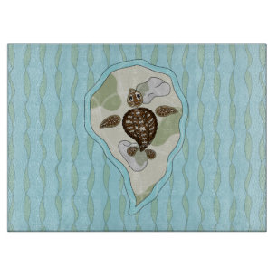 Planche à découper en verre Callie la Tortue de me