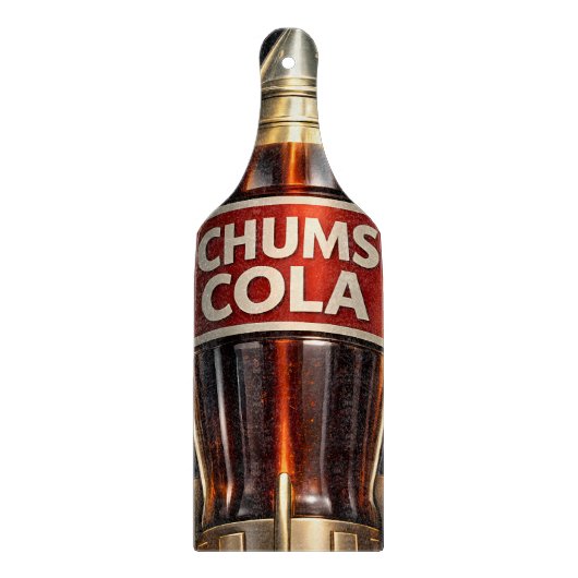 Planche à découper en verre Chums cola/accessoire (Devant)