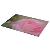 Planche à découper en verre de Fleur Rose (Coin)