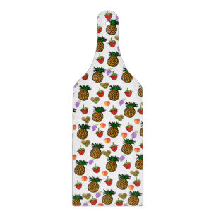 Planche à découper en verre de fruits