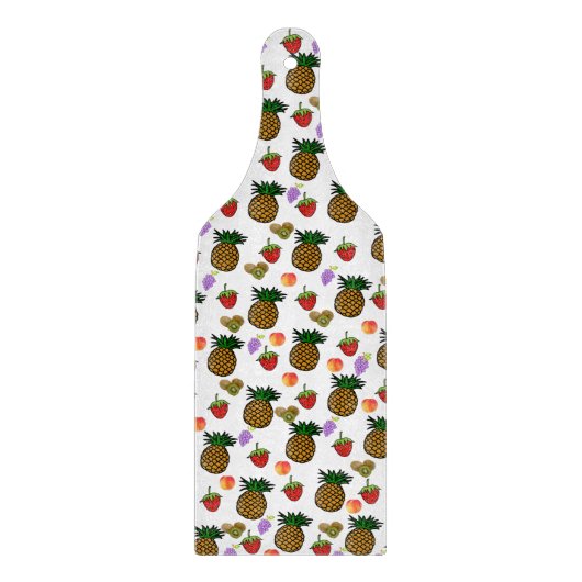 Planche à découper en verre de fruits (Devant)