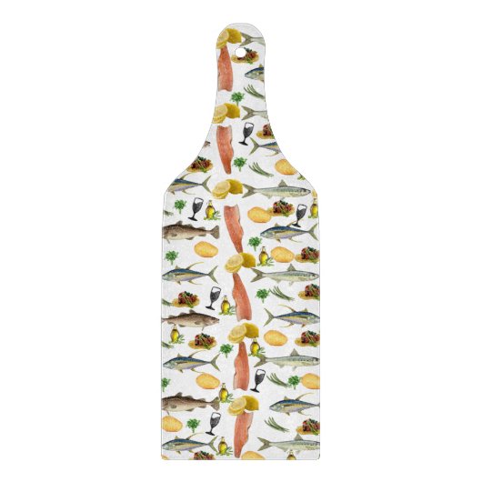 Planche à découper en verre de poisson (Devant)