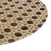 Planche à découper en verre de rotin de rotin (Coin)