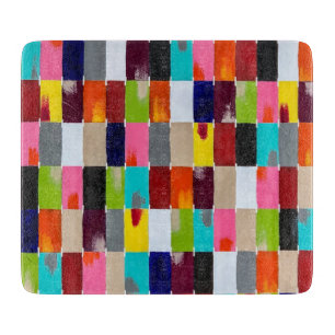 Planche à découper en verre Deco Modern Quilt 6 x