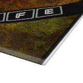 Planche à découper en verre décoratif (Coin)