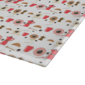 Planche à découper en verre décoratif (Coin)