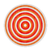 Planche à découper en verre décoratif avec design  (Devant)