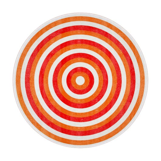 Planche à découper en verre décoratif avec design  (Devant)