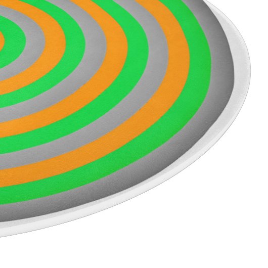 Planche à découper en verre décoratif avec design  (Coin)