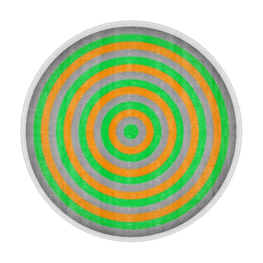 Planche à découper en verre décoratif avec design  (Devant)