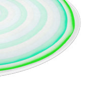 Planche à découper en verre décoratif avec design (Coin)