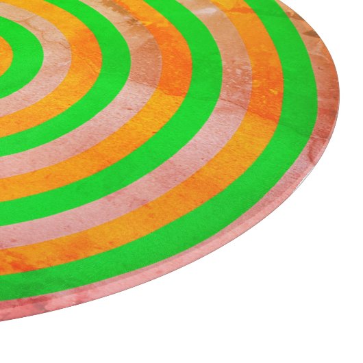 Planche à découper en verre décoratif avec design (Coin)