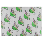 Planche à découper en verre décoratif/boisson chau (Devant)