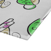 Planche à découper en verre décoratif/boisson chau (Coin)