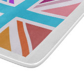 Planche à découper en verre décoratif - Drapeau Un (Coin)