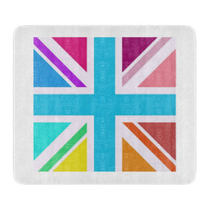 Planche à découper en verre décoratif - Drapeau Un
