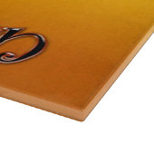 Planche à découper en verre décoratif Halloween / (Coin)