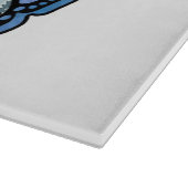Planche à découper en verre décoratif/papillon (Coin)