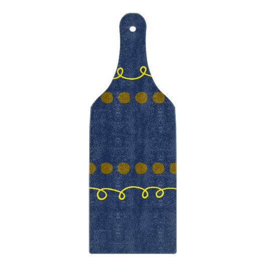 Planche à découper en verre décorative DeepNavy    (Devant)