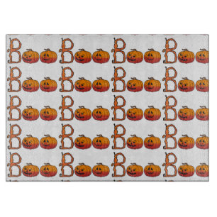 Planche à découper en verre décorative Halloween/C