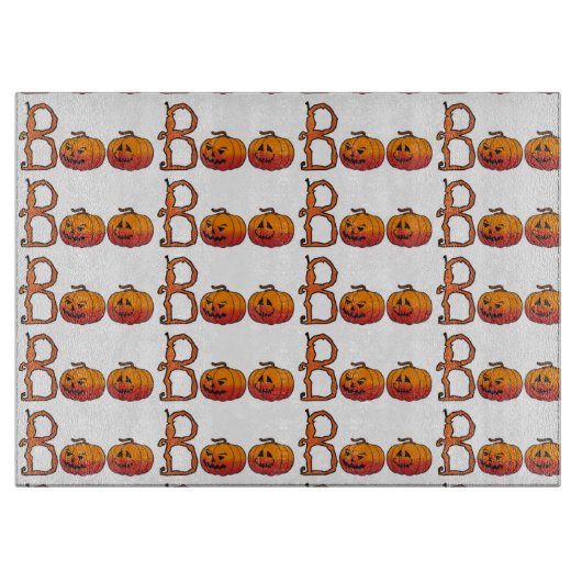 Planche à découper en verre décorative Halloween/C (Devant)