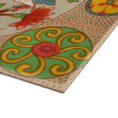 Planche à découper en verre d'oiseaux et de papill (Coin)