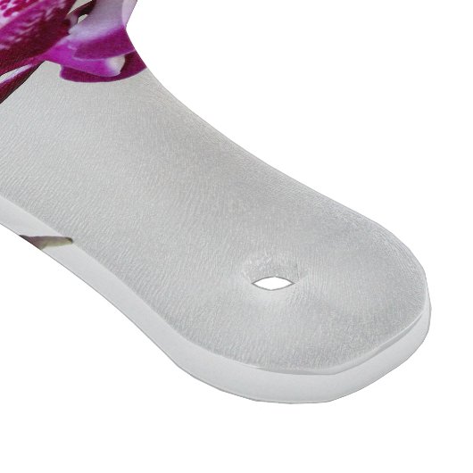 Planche à découper en verre d'orchidées (Coin)