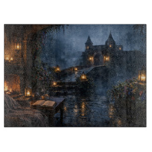 Planche à découper en verre du pont du château