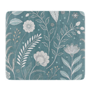 Planche à découper en verre élégante 6x7 avec un d