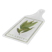 PLANCHE À DÉCOUPER EN VERRE FEUILLES DE LAURIER FR (Coin)
