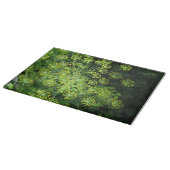 Planche à découper en verre Fleur d'aneth (Coin)