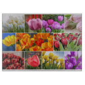 Planche à découper en verre Fleurs Décoratives (Devant)