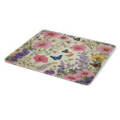 Planche à découper en verre floral (Coin)