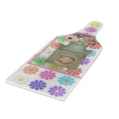 Planche à découper en verre Floral (Coin)