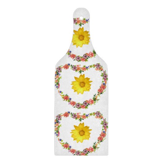 Planche à découper en verre Floral (Devant)