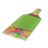 Planche à découper en verre Floral (Coin)