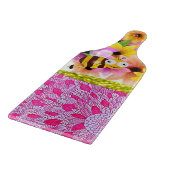 Planche à découper en verre Floral (Coin)