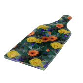Planche à découper en verre Floral (Coin)